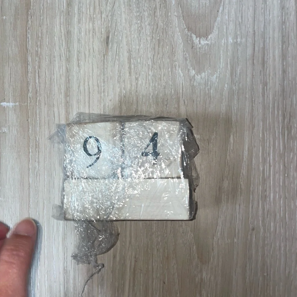 Wooden Rustic Wedding Day Count Down Blocks for Dresser/Desk